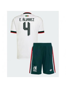 Detské Futbalové oblečenie Mexiko Edson Alvarez #4 MS 2026 Krátky Rukáv - Preč (+ trenírky)